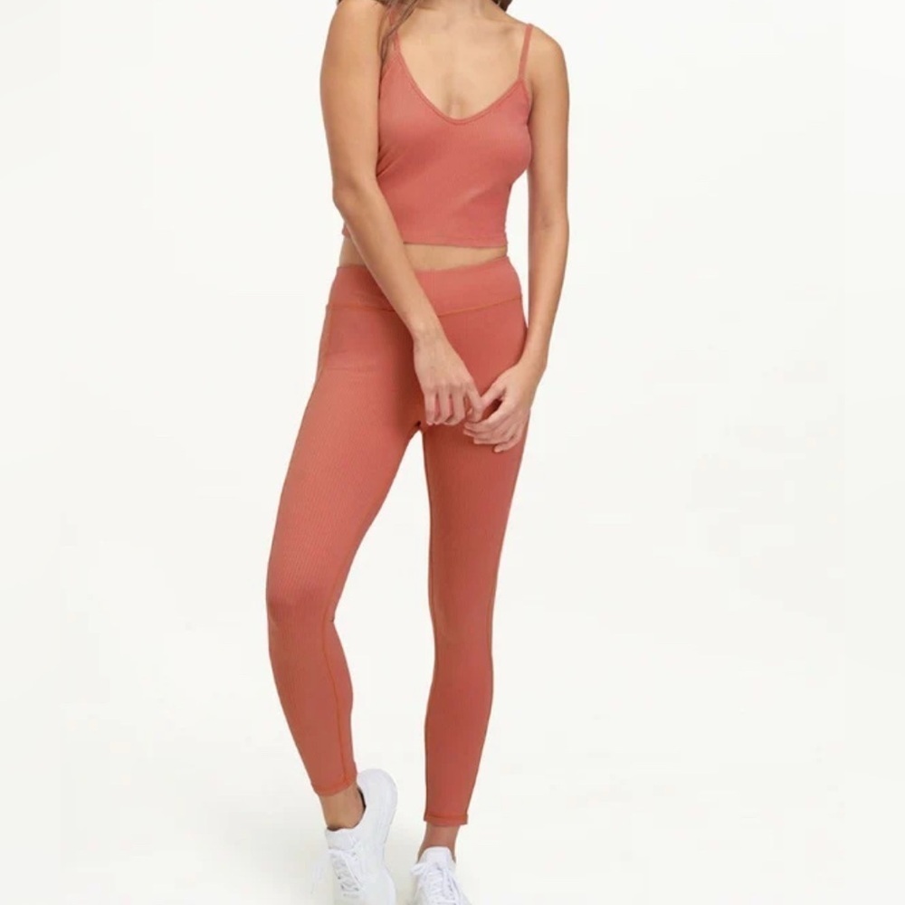 NWT Splendid Botanical Dyed Rib Legging XS